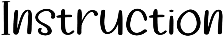Instruction Font