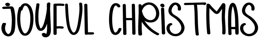 Joyful Christmas Font
