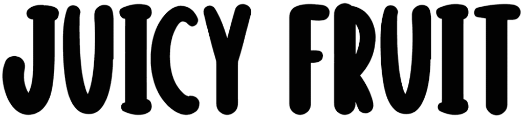 Juicy Fruit Font