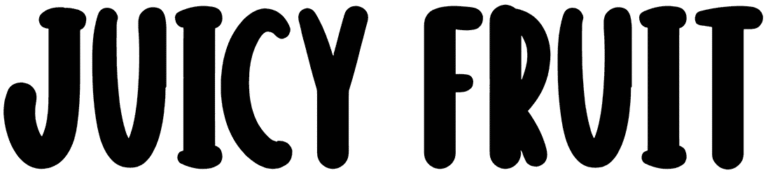 Juicy Fruit Font