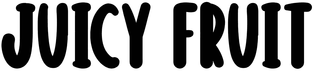 Juicy Fruit Font