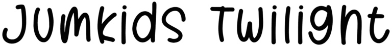 Jumkids Twilight Font