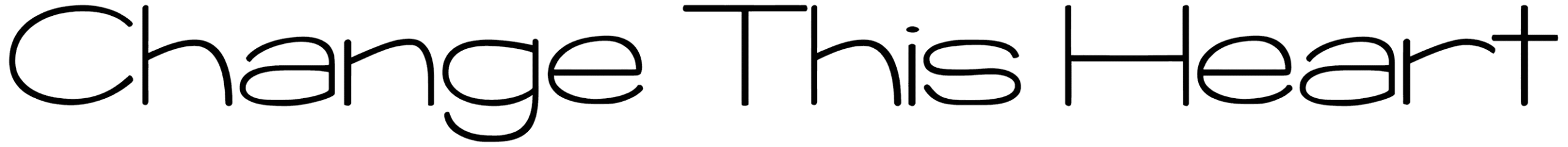 KG Change This Heart Font