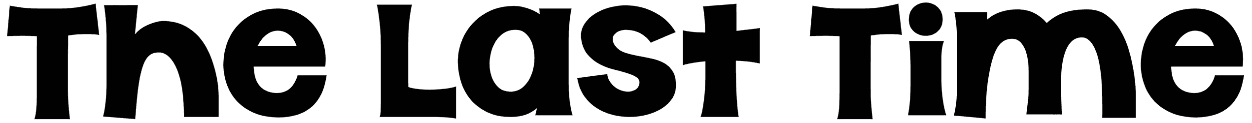 KG The Last Time Font