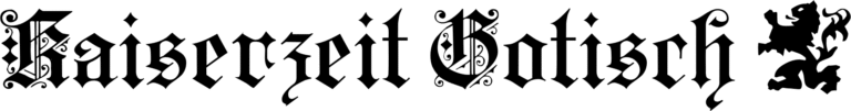 Kaiserzeit Gotisch Font