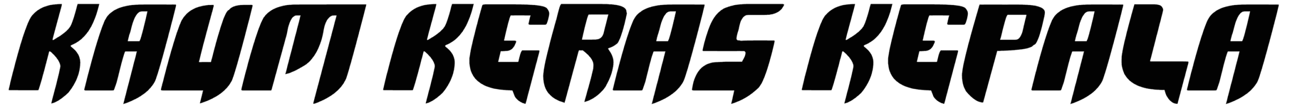 Kaum Keras Kepala Font