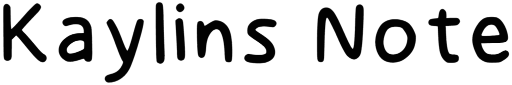 Kaylins Note Font