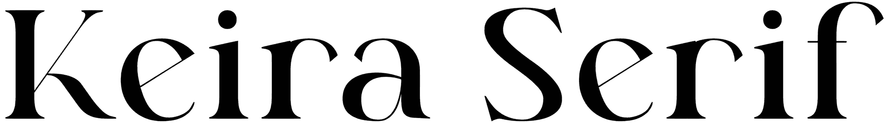 Keira Serif Font