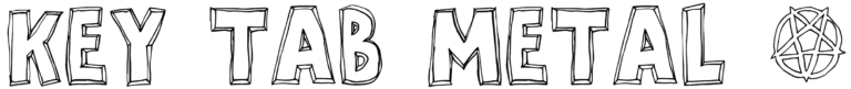 Key Tab Metal Font