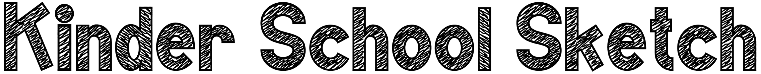 Kinder School Sketch Font