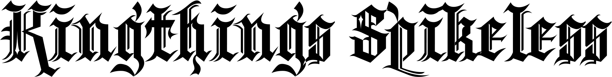 Kingthings Spikeless Font