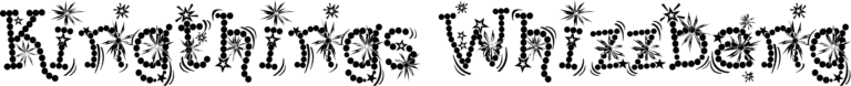 Kingthings Whizzbang Font