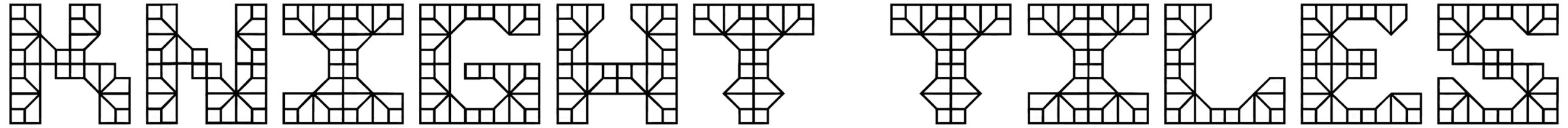 Knight Tiles Display Font