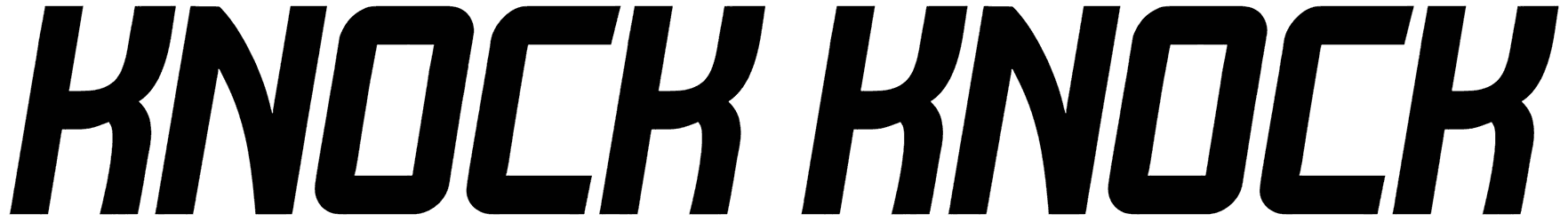 Knock Knock Font