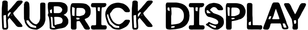 Kubrick Display Font