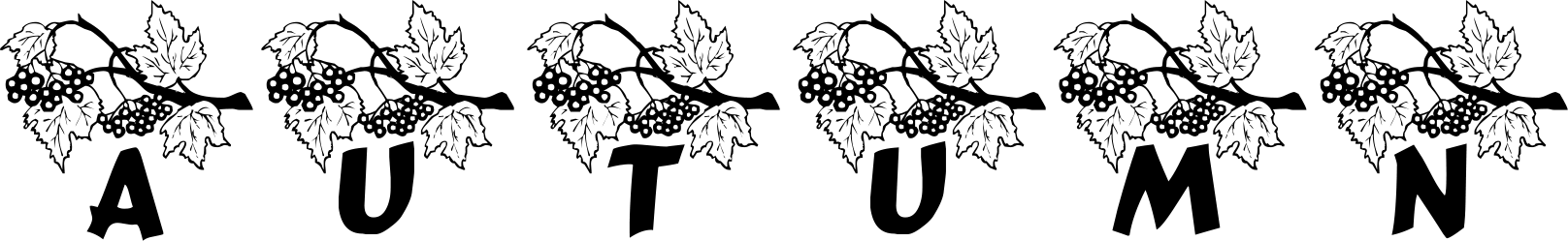 LCR Autumn Font