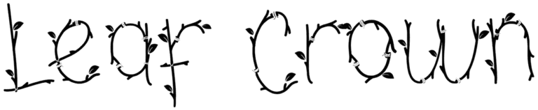 Leaf Crown Font