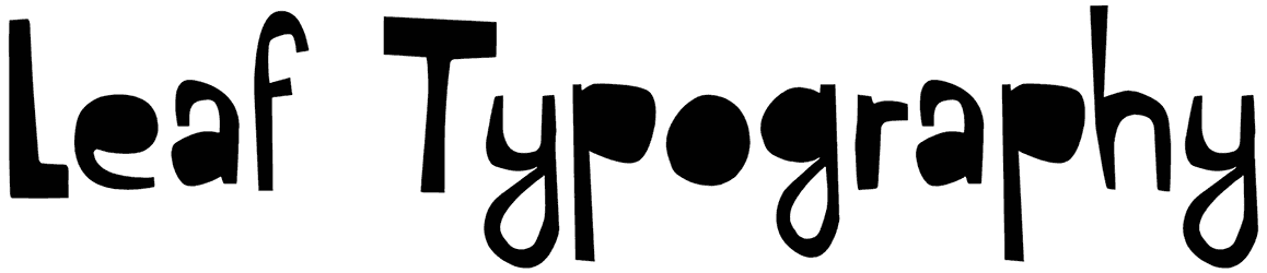 Leaf Typography Font