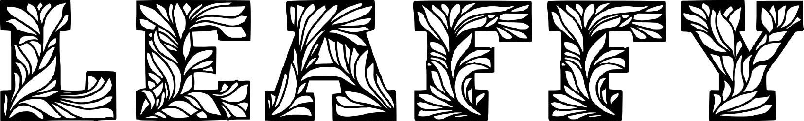 Leaffy Font