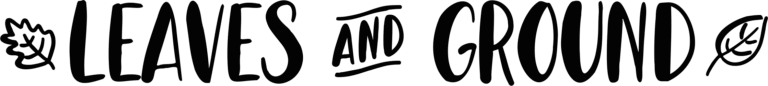 Leaves And Ground Font
