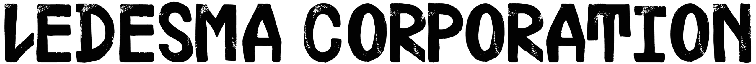 Ledesma Corporation Font