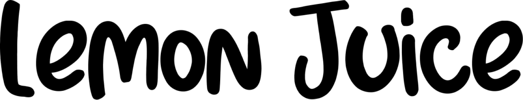 Lemon Juice Font
