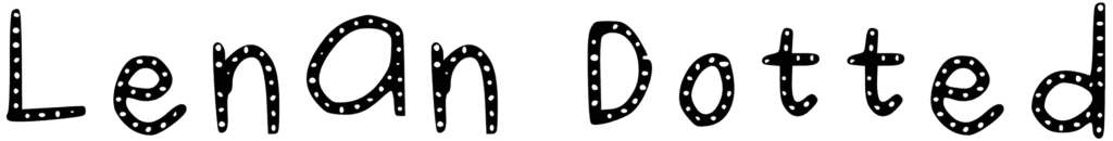 Lenan Dotted Font
