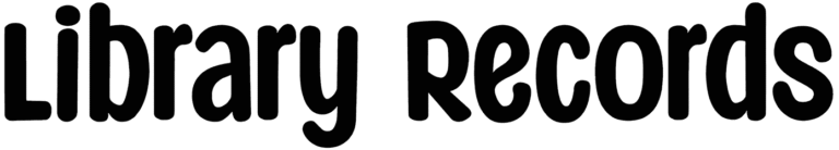 Library Records Font