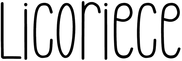 Licoriece Font