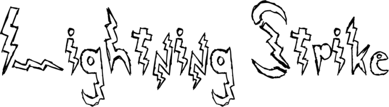 Lightning Strike Font