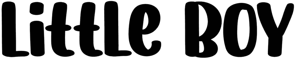 Little Boy Font