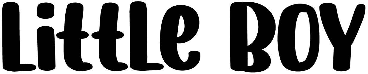 Little Boy Font