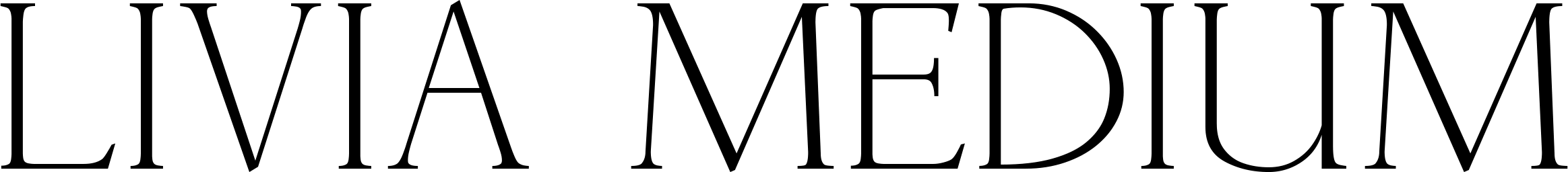 Livia Medium Font
