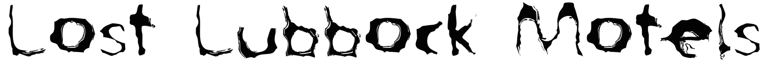 Lost Lubbock Motels Font