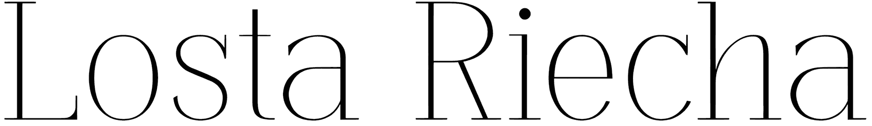 Losta Riecha Font