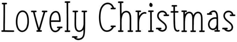 Lovely Christmas Font