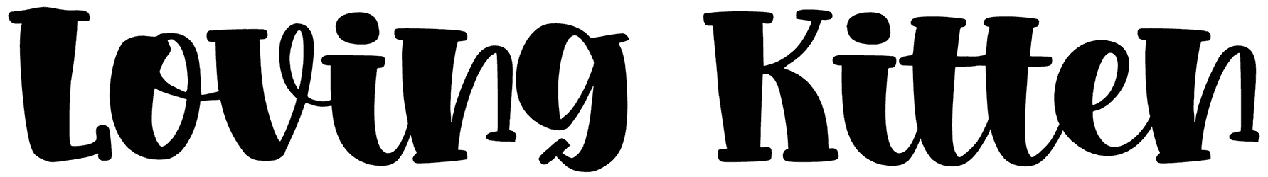 Loving Kitten Font