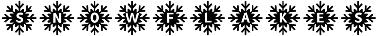 MF Snowflakes Font
