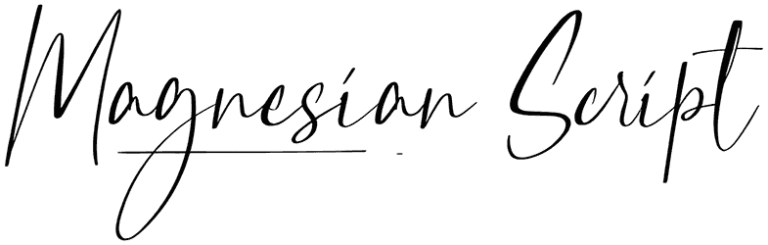 Magnesian Script Font
