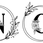 Magnolia Monogram Font