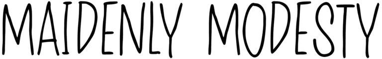 Maidenly Modesty Font