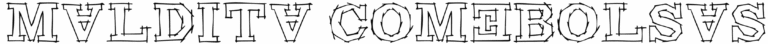 Maldita Comebolsas Font