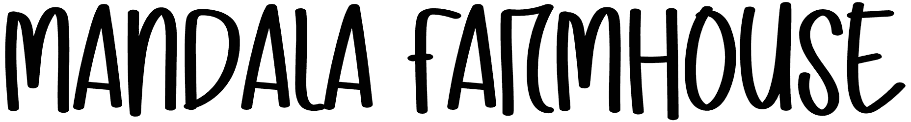 Mandala Farmhouse Font