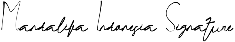 Mandalika Indonesia Signature Font