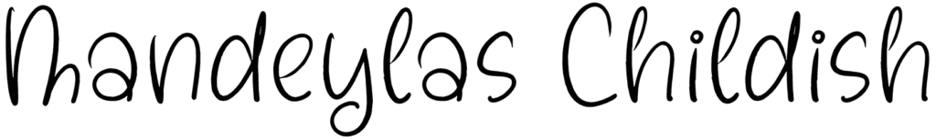 Mandeylas Childish Font