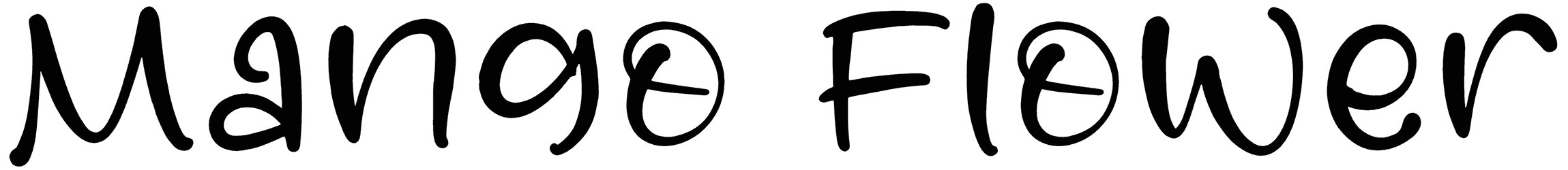 Mango Flower Font