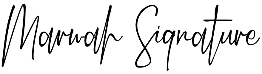 Marwah Signature Font