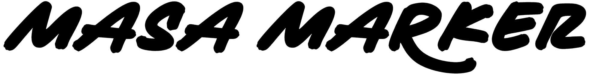 Masa Marker Font