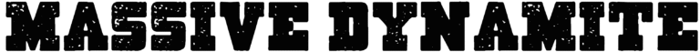 Massive Dynamite Font