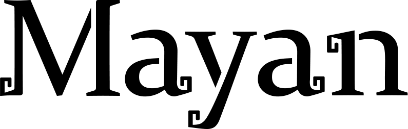 Mayan Font